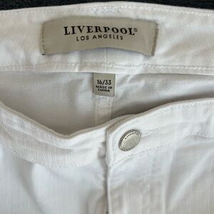 Liverpool Los Angeles Cropped Flare Jeans.